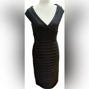 Tadashi Shoji Black Strapless Dress